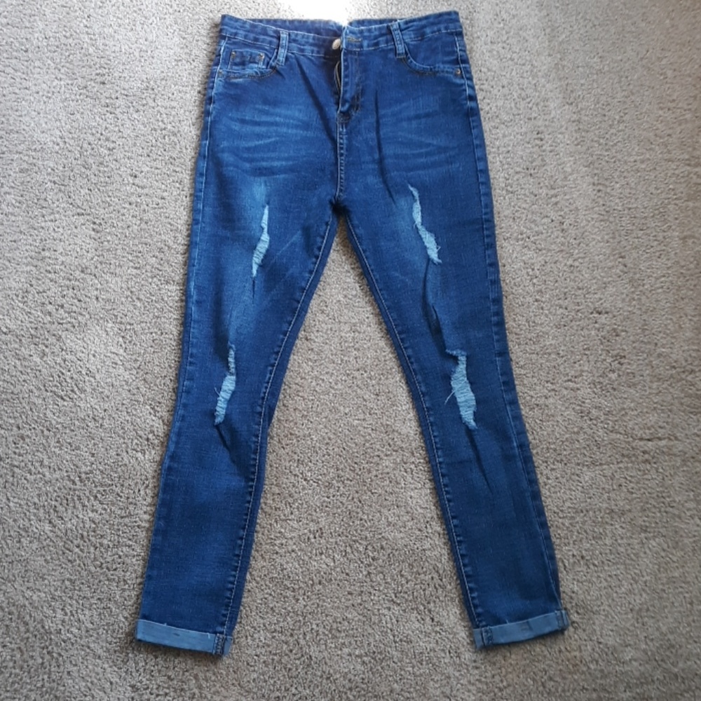 High waisted jegging/ jeans